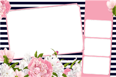 Photobooth printtemplate stripes - categorie Sonstiges